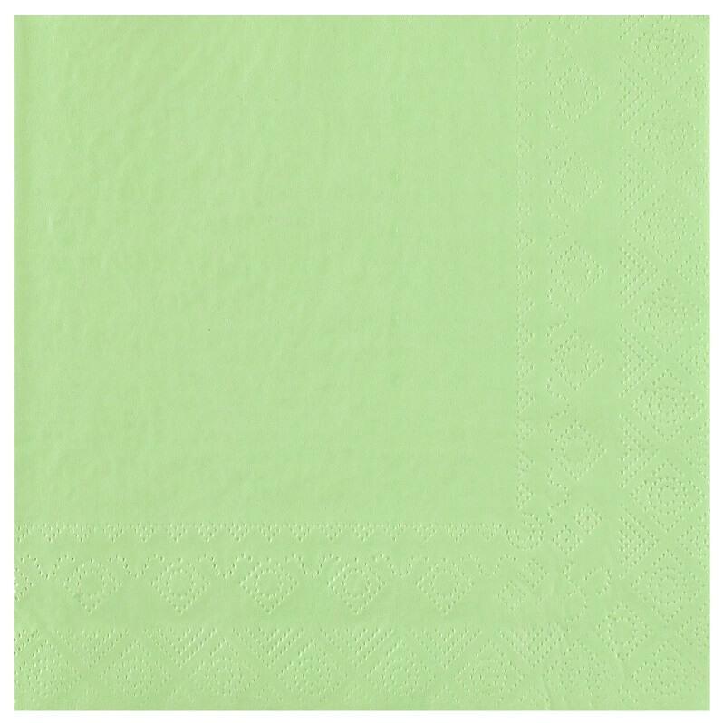 7641 serviette cocktail ouate vert mint
