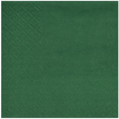 7641 serviette cocktail papier vert sapin
