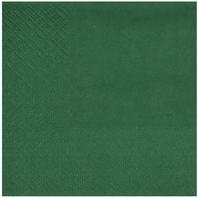 7641 serviette cocktail papier vert sapin