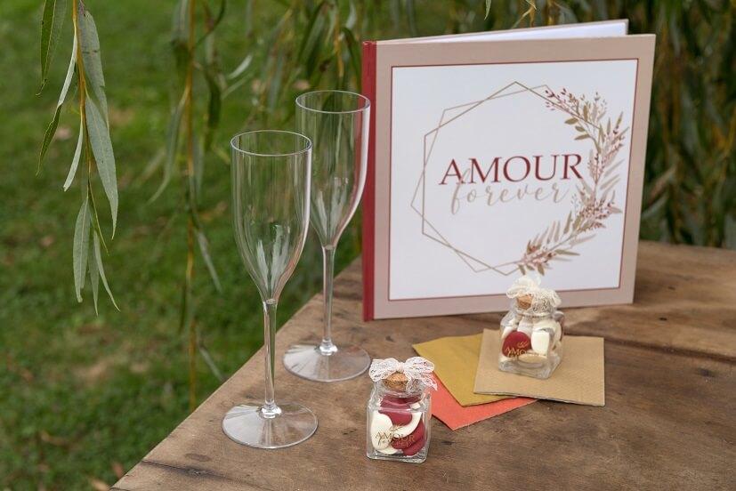 7648 livre dor mariage champetre rouge terracotta rose blush