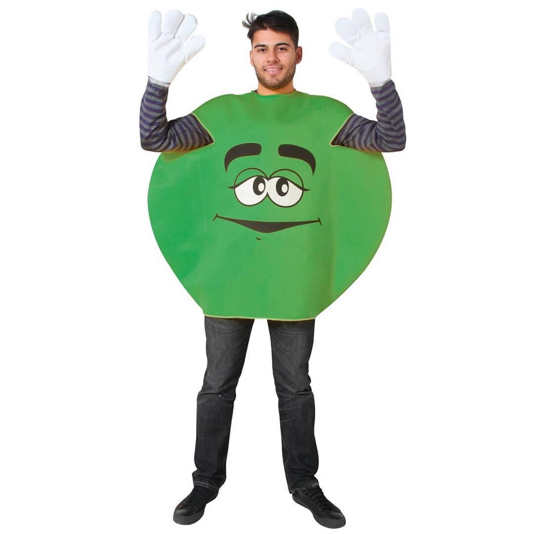 76704 deguisement adulte mixte humoristique bonbon vert