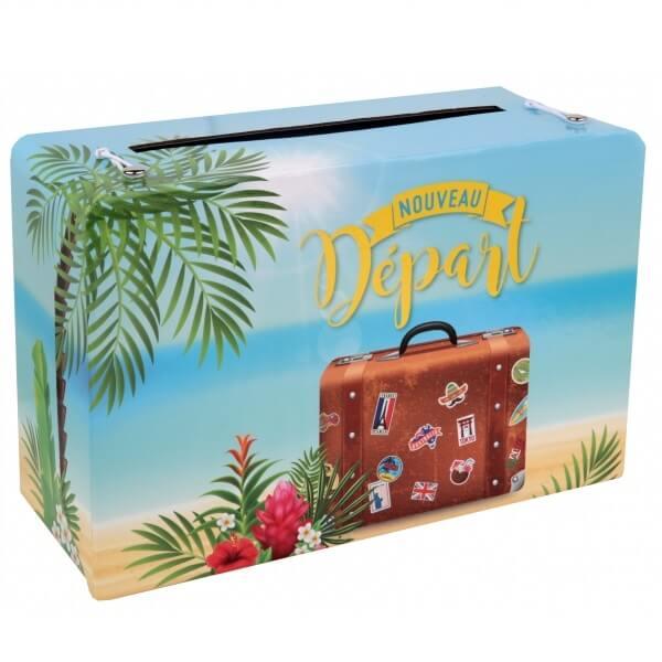 7672 tirelire urne valise retraite