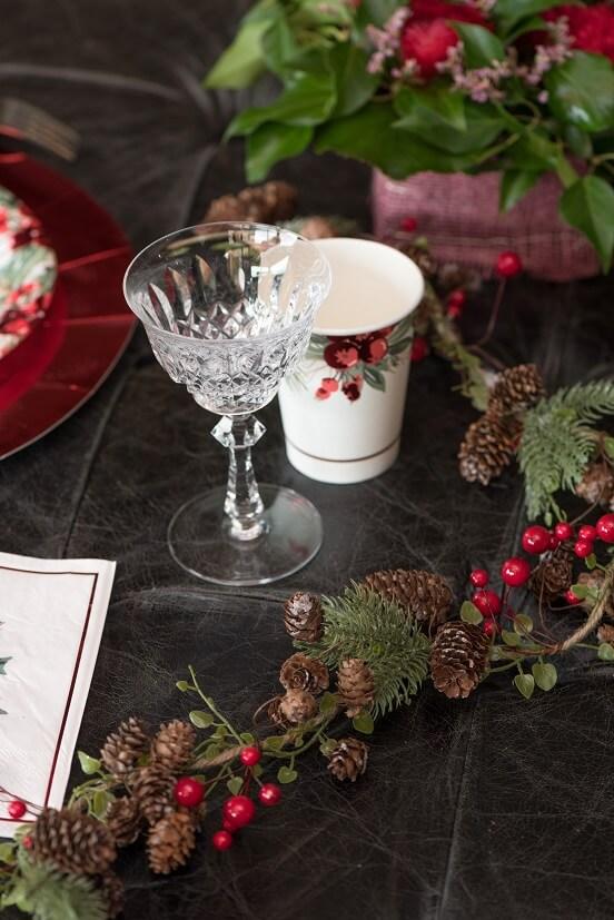 7738 decoration d interieur guirlande de noel foret