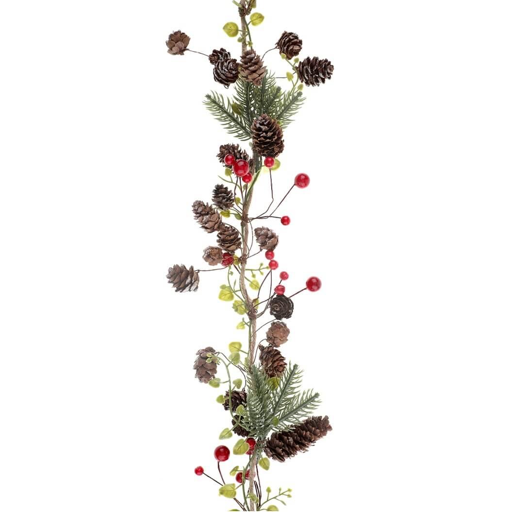 7738 decoration d interieur guirlande de noel theme de la foret