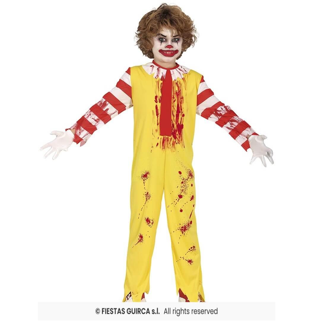 78143 age 7 9ans costume enfant burger clown tueur