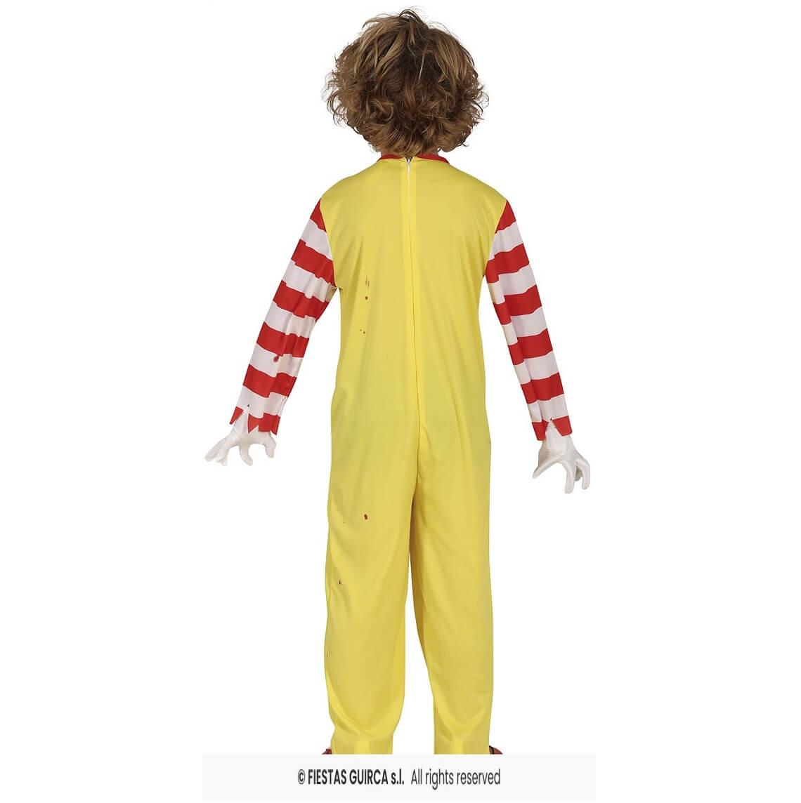 78143 age 7 9ans deguisement enfant burger clown tueur