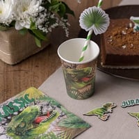 7867 boutique pas de calais decoration anniversaire dinosaure confettis de table en bois