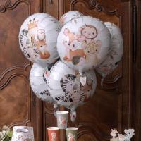 7877 decoration ballon aluminium animaux explorateur anniversaire enfant