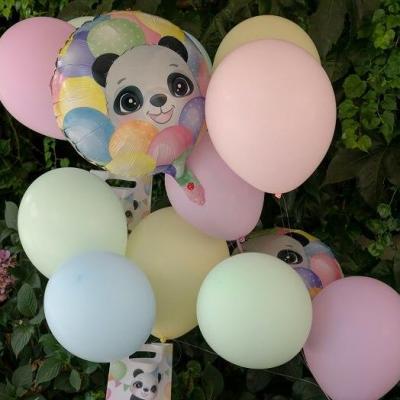 7885 decoration ballon opaque latex multicolore pastel 30cm