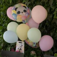 7885 decoration ballon opaque latex multicolore pastel 30cm