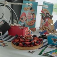 7898 decoration gateau fete anniversaire bougie pirate