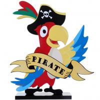 7899 centre de table bois anniversaire enfant pirate