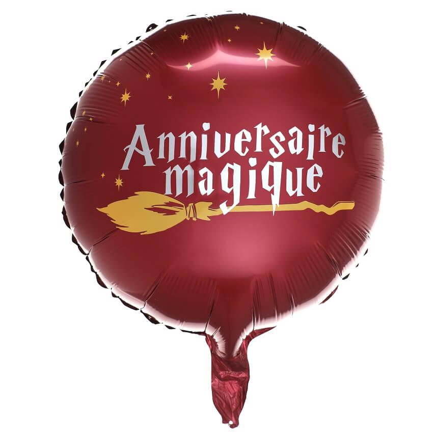 Ballon balai anniversaire REF/7911 (Thème Harry le sorcier)