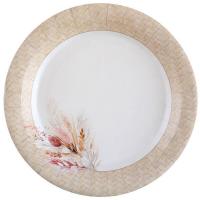 7924 decoration nature champetre assiette en carton