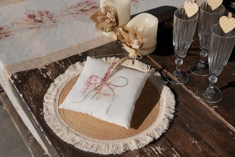 7929 coussin a alliance nature champetre fleur