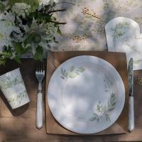 7934 decoration assiette en carton floral nature champetre