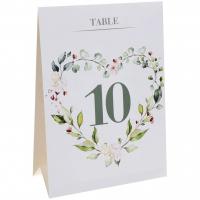 7944 marque table fete mariage coeur nature florale champetre
