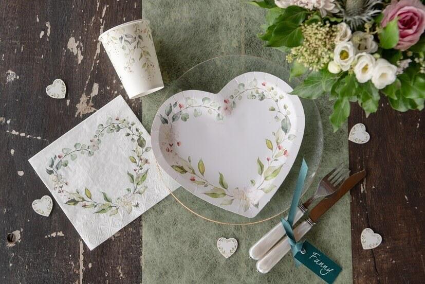 7950 gobelet carton nature floral champetre mariage