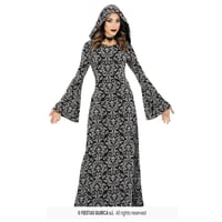 79824 magasin pas de calais deguisement halloween femme adulte robe sorciere noir blanche