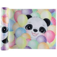 7983 chemin de table panda multicolore et ballons