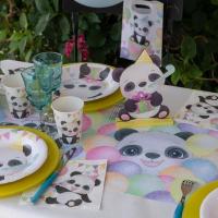 7983 decoration chemin de table ballon multicolore