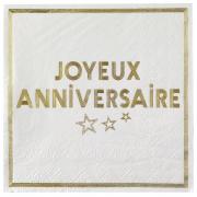 10 Serviettes de table en papier 