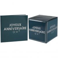 7986 7987 tirelire urne livre d or anniversaire argent bleu canard metal