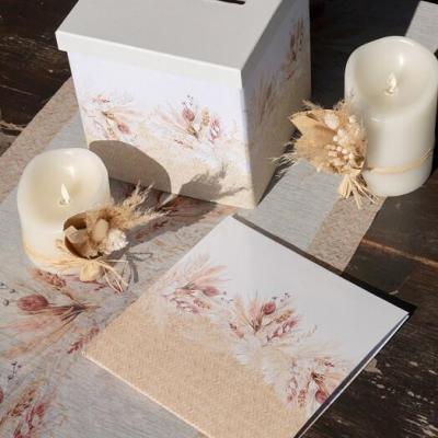 7998 decoration nature champetre bouquet de fleurs sechees