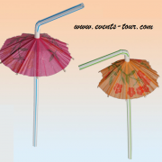 Paille avec mini parasol (x8) REF/62/0974
