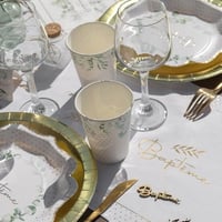 8012 boutique pas de calais confettis de table en bois bapteme blanc dore or metallise