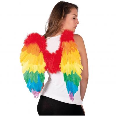 80164 ailes d ange arc en ciel multicolore accessoire deguisement
