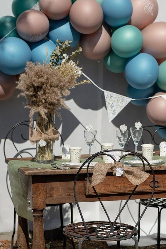 8038 decoration fete ruban jute champetre naturel