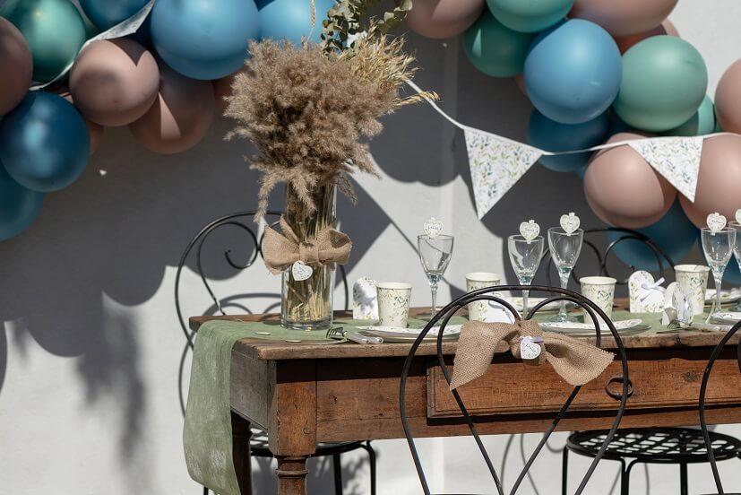 8038 decoration ruban jute champetre naturel