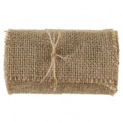 1 Bobine ruban jute naturel pour décoration Champêtre 10cm x 5m REF/8038