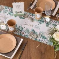 8061 decoration assiette ronde krraft carton biodegradable