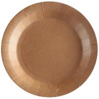 8061 petite assiette ronde krraft carton biodegradable