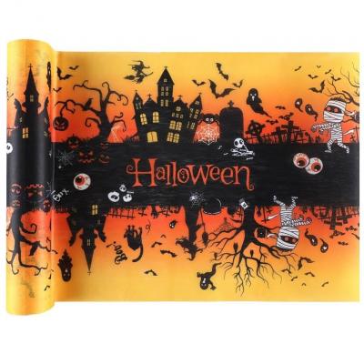 8064 decoration chemin de table fete halloween maison hantee
