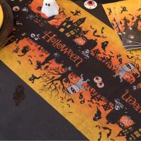 8064 decoration chemin de table fete halloween maison hantee