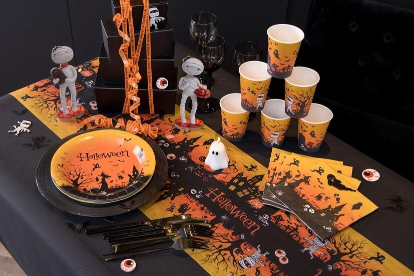 8069 gobelet carton decoration halloween maison hantee