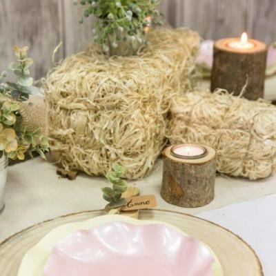 80770 rondin de bois naturel 24cm