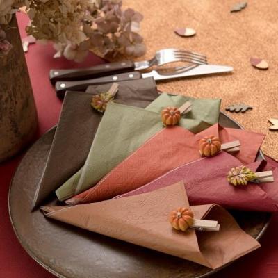 8083 serviette de table vert olive sauge