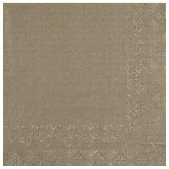 8083 serviette de table en papier couleur taupe