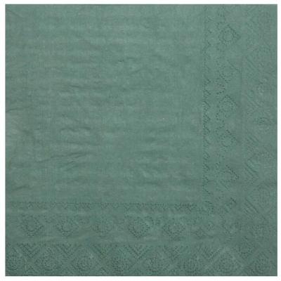 8083 serviette de table en papier vert eucalyptus