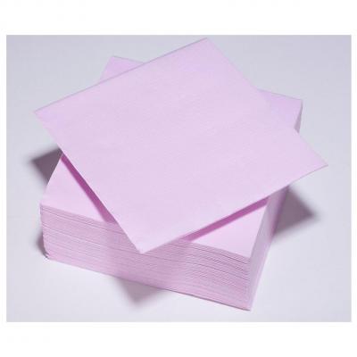 Serviette de table ouate micro gaufrée 38cm (x50) Rose REF/8083