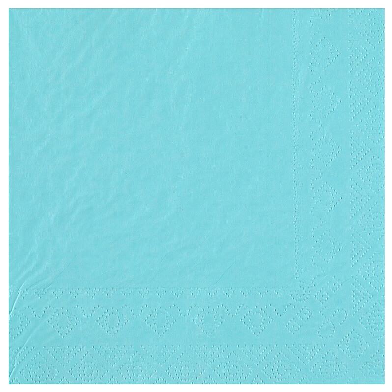 8083 serviette de table ouate papier bleu ciel