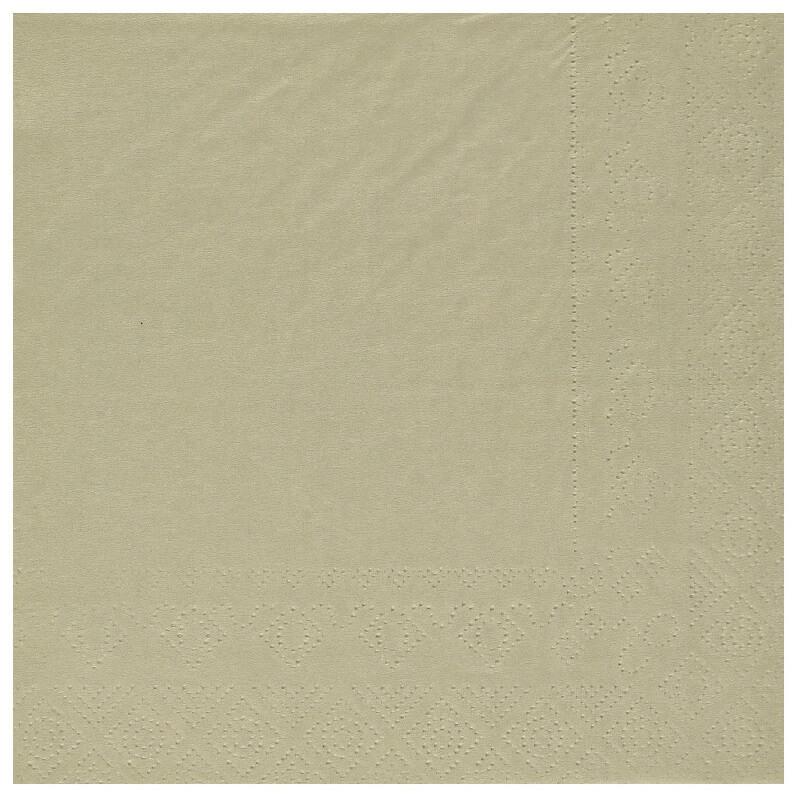 8083 serviette de table papier beige sable