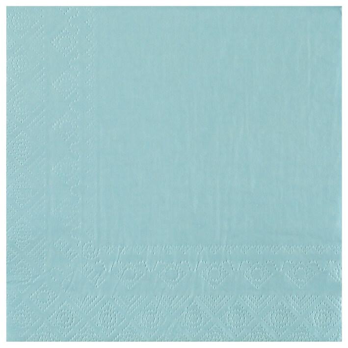 8083 serviette de table papier bleu clair