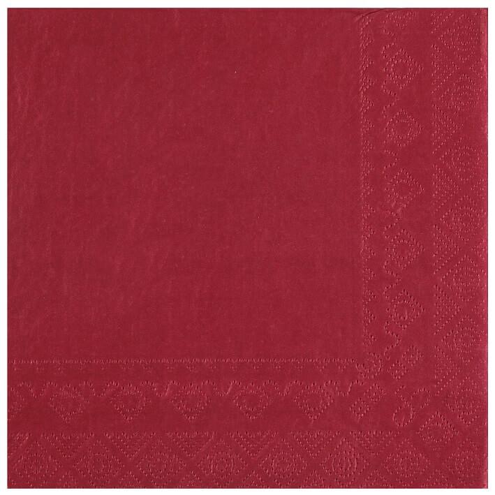 8083 serviette de table papier bordeaux