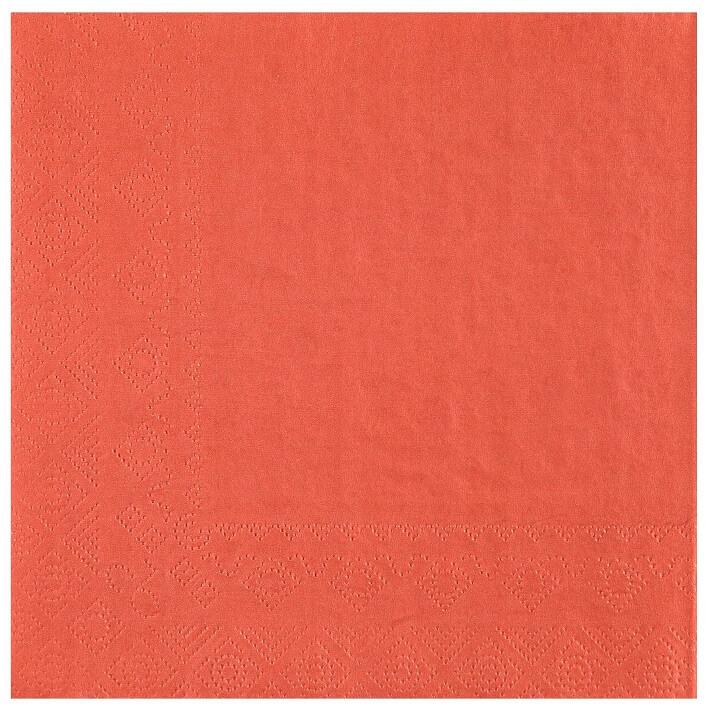 8083 serviette de table papier brique terracotta