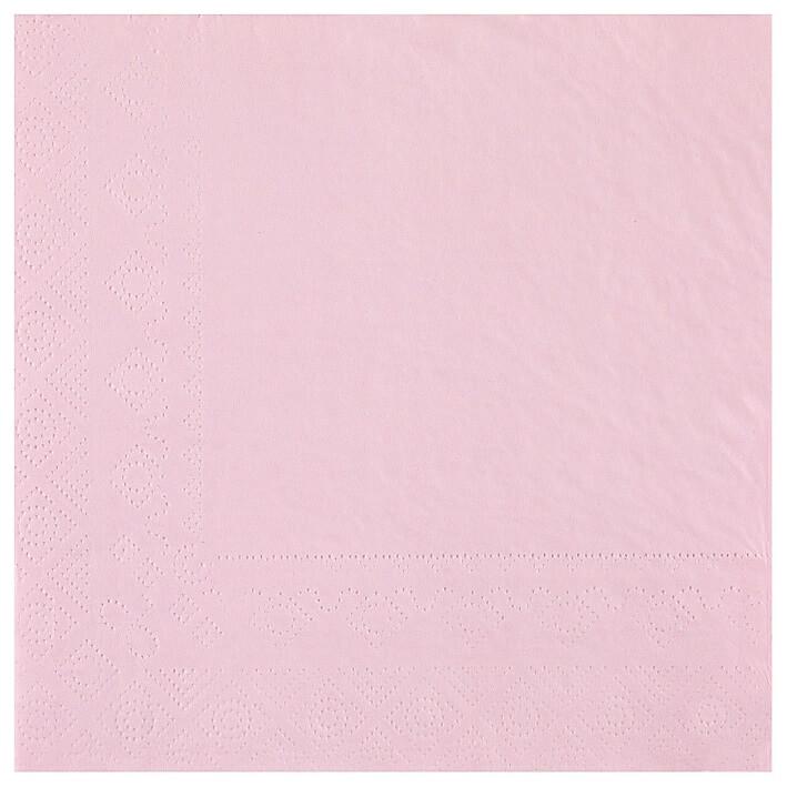 8083 serviette de table papier rose clair